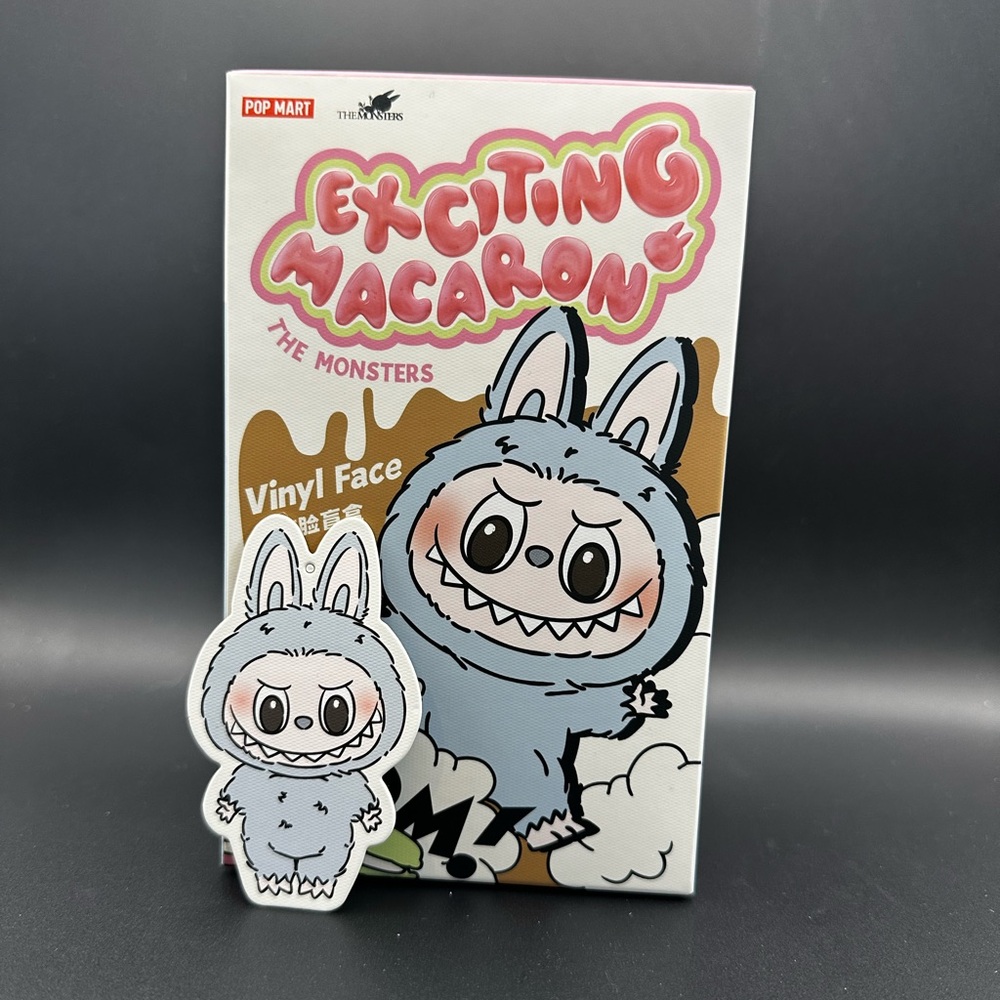 Labubu Exciting Macaron Vinyl Face Plushie - Sea Salt Coconut